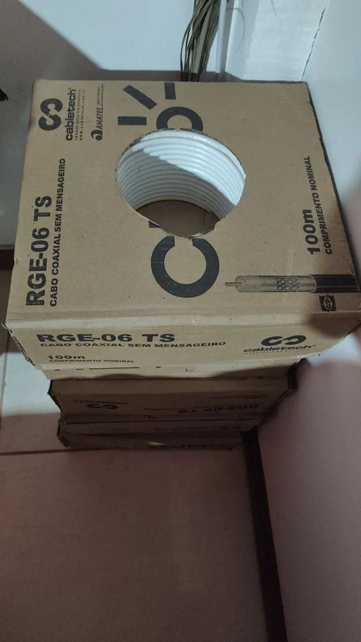 Cabo coaxial rg6