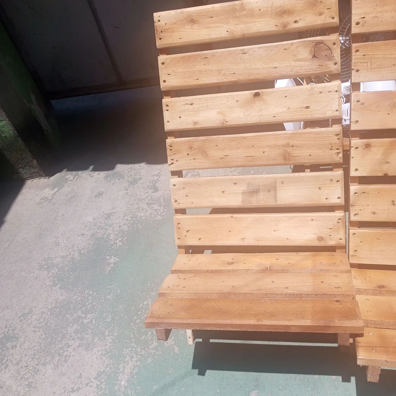 Cadeira de palite de bronzeamento 