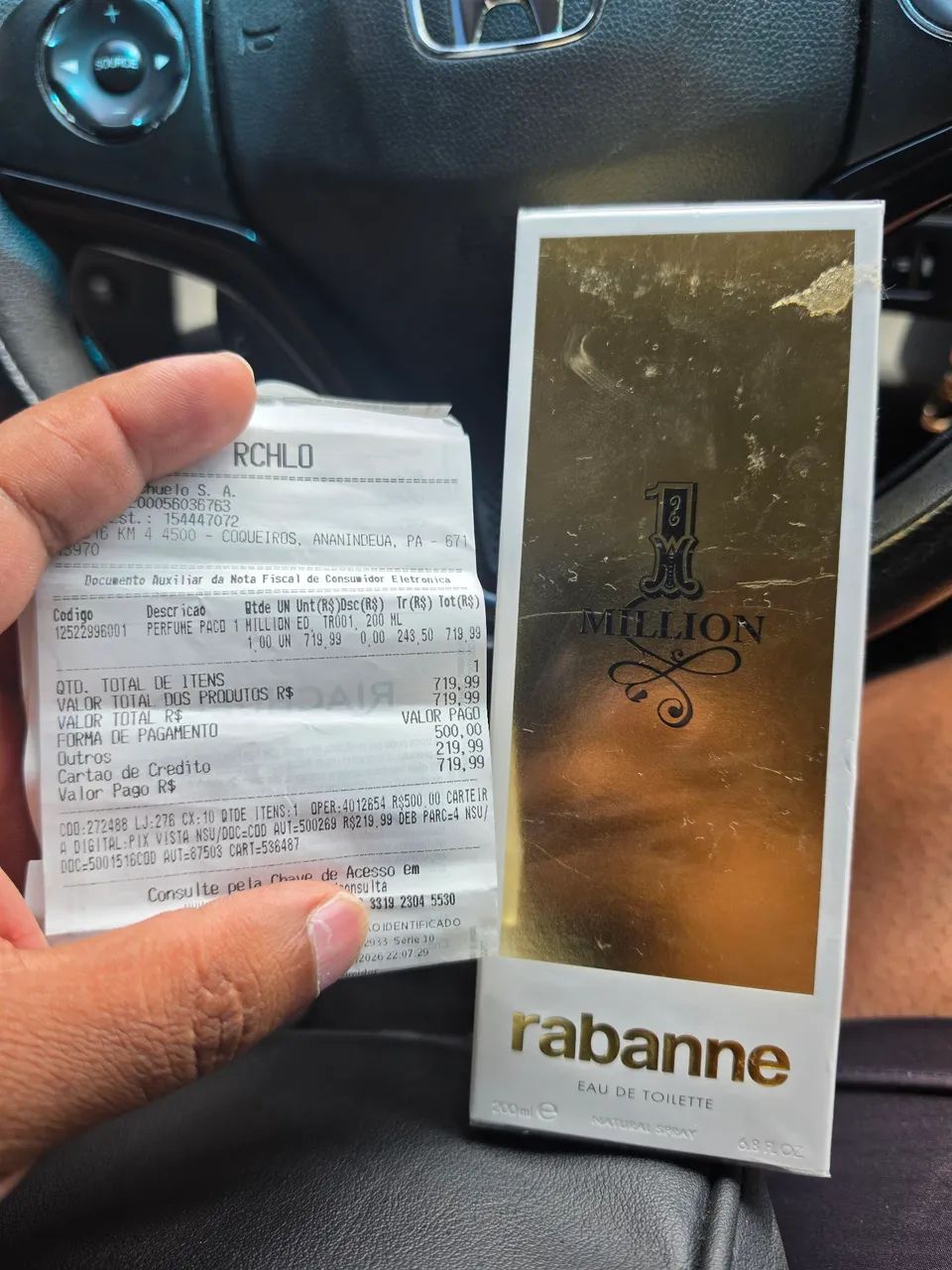 Perfume one million paco rrabane