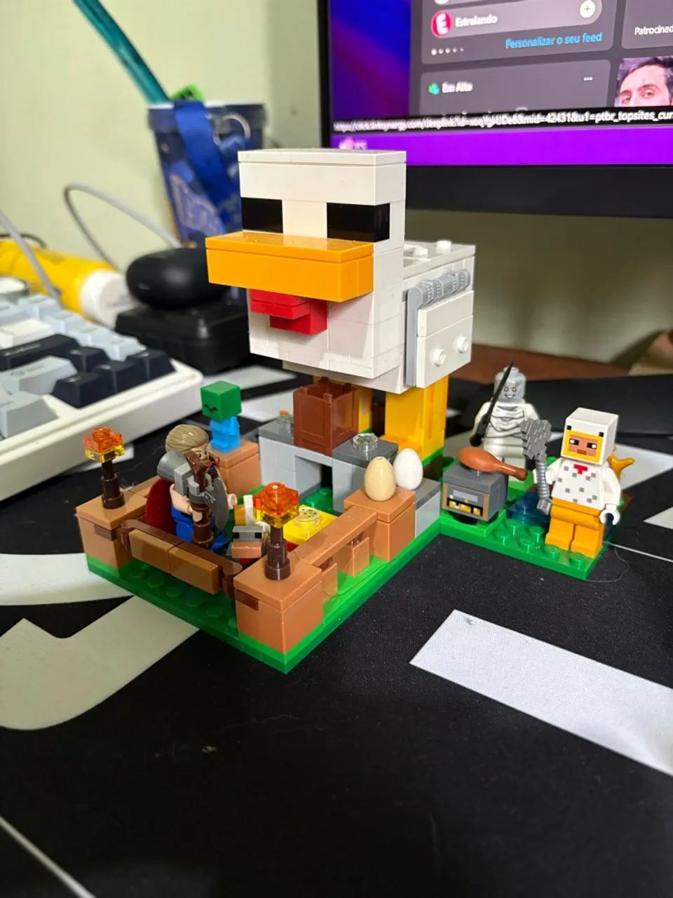 Vendo dois legos Minecraft com caixa - Foto 2