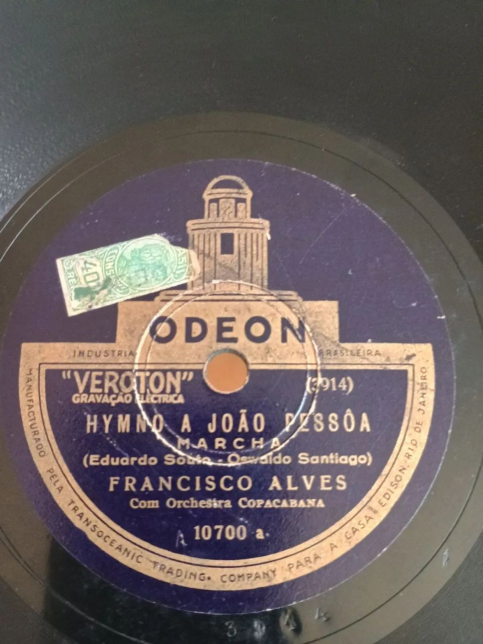 Lote de 40 discos 78 rotaçoes Francisco Alves 