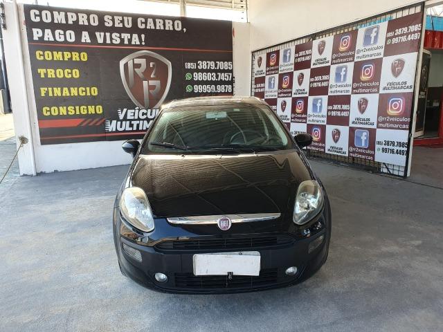 Fiat - Punto Attractive 1.4 Flex, Ar, Dir, Vid, Trava, Alarme, Revisado, Garantia - Foto 2