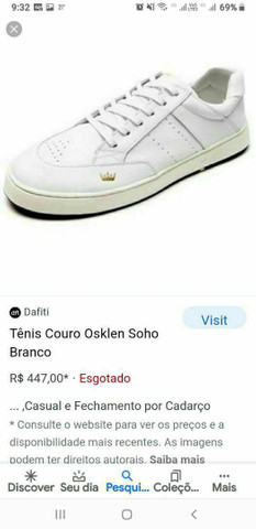 tenis osklen dafiti é original