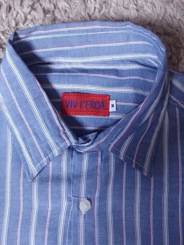 Camisa masculina Viv L' Eroá - tamanho M - Foto 3