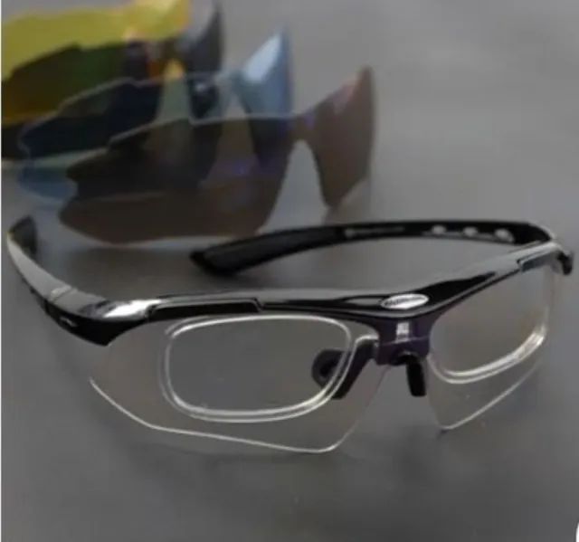 Óculos tático polarizado Original 5 lentes  - Foto 4