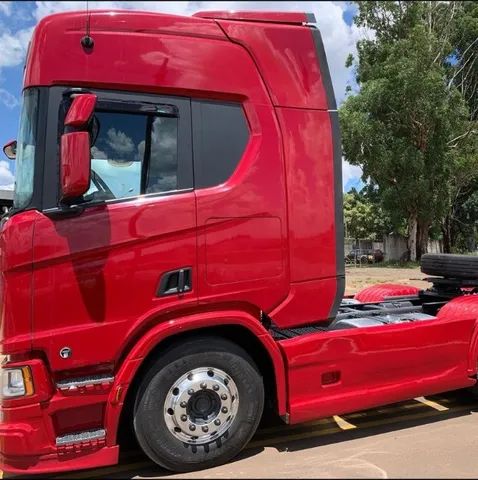 Scania R540 ano 2023 6x4 vermelho zerado - Caminhões - Vila Água