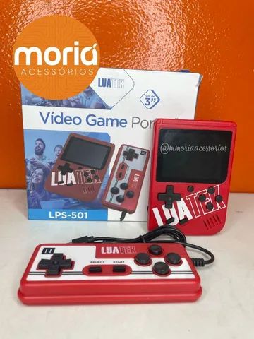 Mini video game portatil sup c 400 jogo 1 controle 2 jogadores console