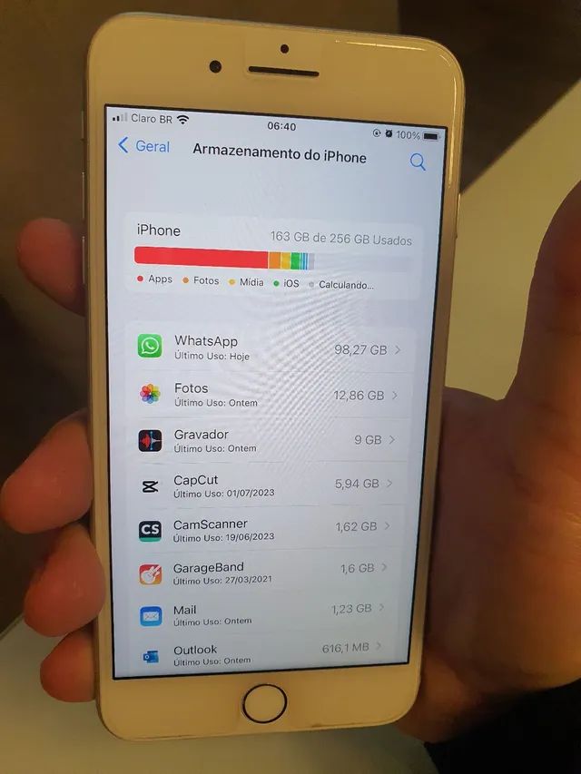 Vendo Iphone 8 Plus 256gb - SEMI NOVO - Foto 2