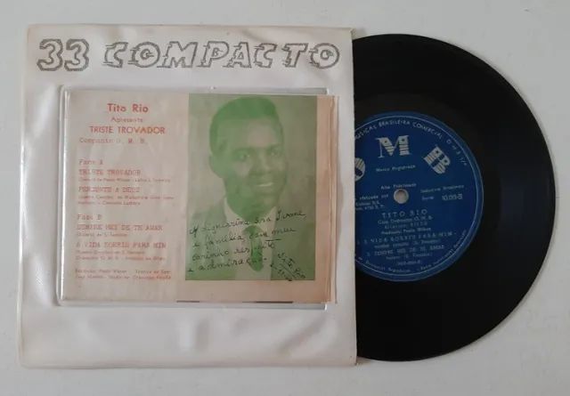 Disco Vinil LP Tito Rio - Compacto Raro O.M.B. 10.011 1966