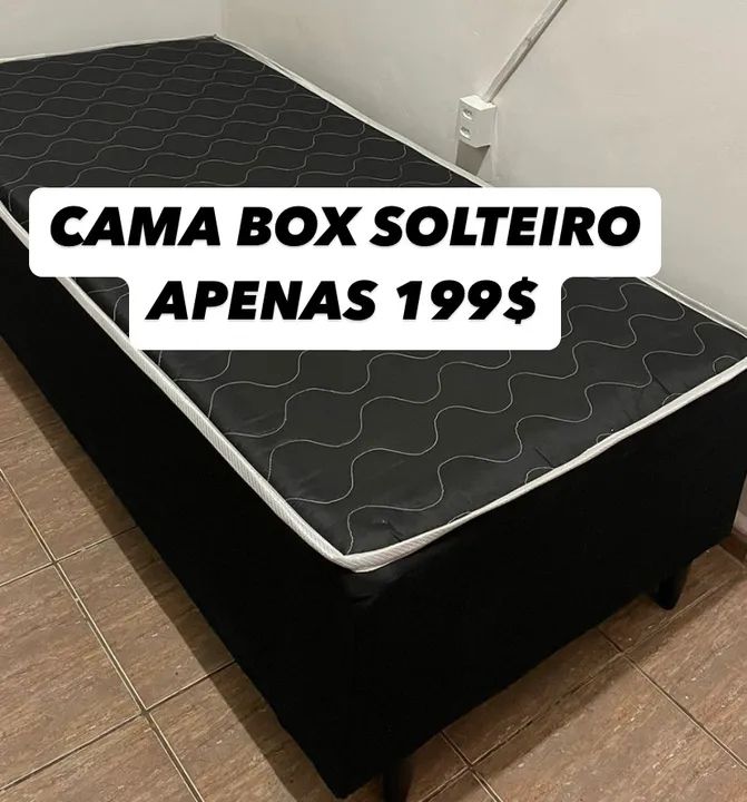 CAMA BOX SOLTEIRO 199$