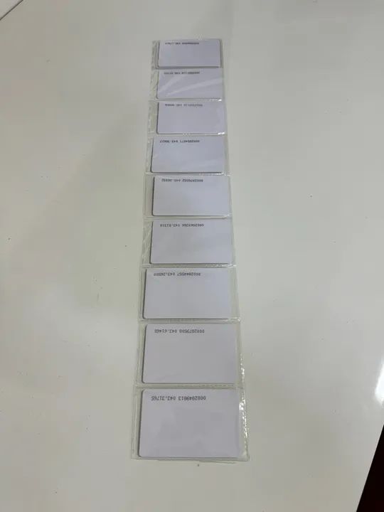 Cartão NFC kit com 10 em branco regraváveis 