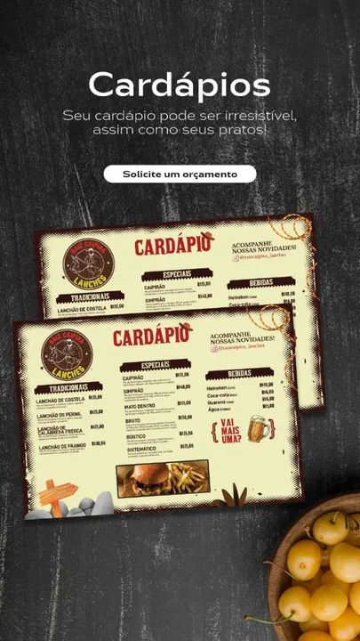 Cardápios personalizados - Foto 2