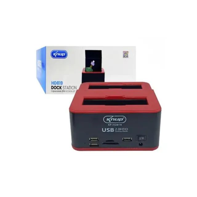 (NOVO) Dock Station Knup USB2.0 HD819