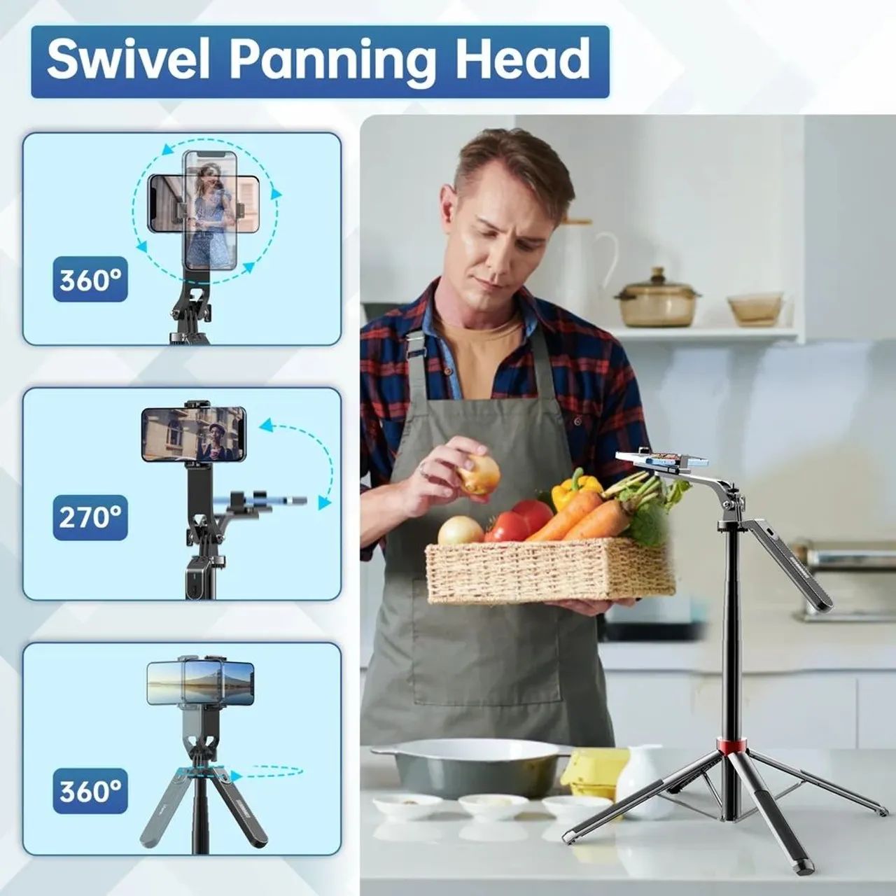 tripé para celulares câmera digital ulanzi MA09 original - Foto 4