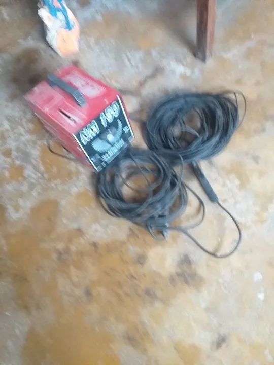 Máquina de solda. 
