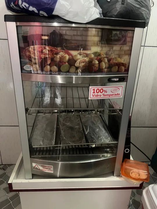 Vitrine Expositora para Lanches - Semi-nova!