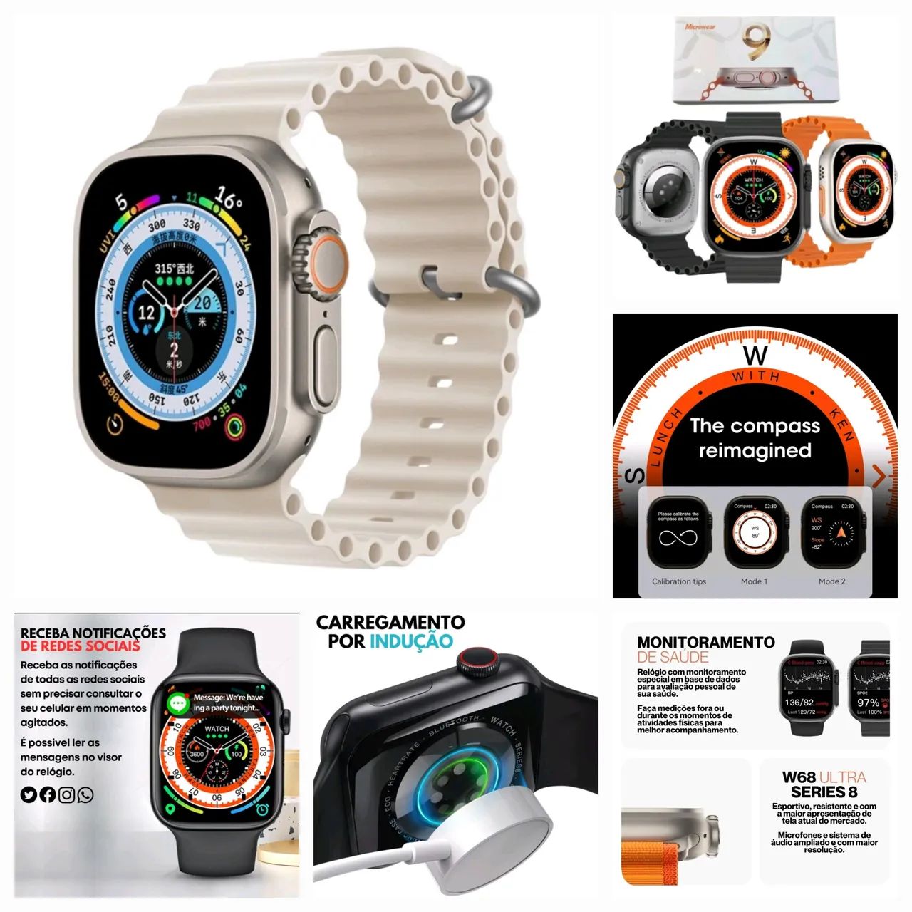 SmartWatch Série ULTRA- PLUS - LANÇAMENTO - Foto 2