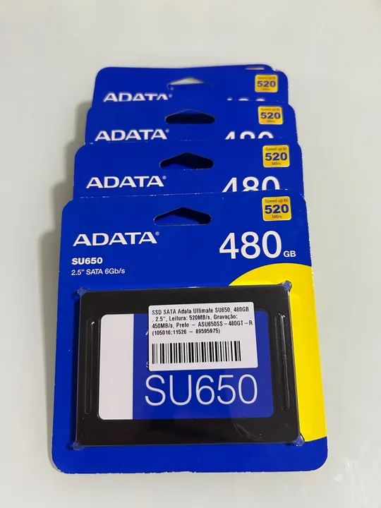 [Lacrado] SSD ADATA SU650 480GB SATA 6Gb/s