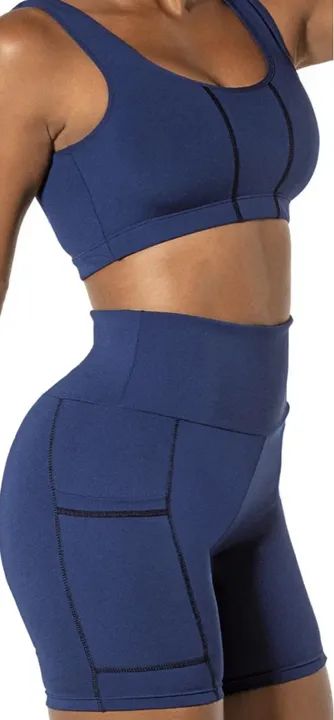 Conjunto para Academia - Azul Marinho