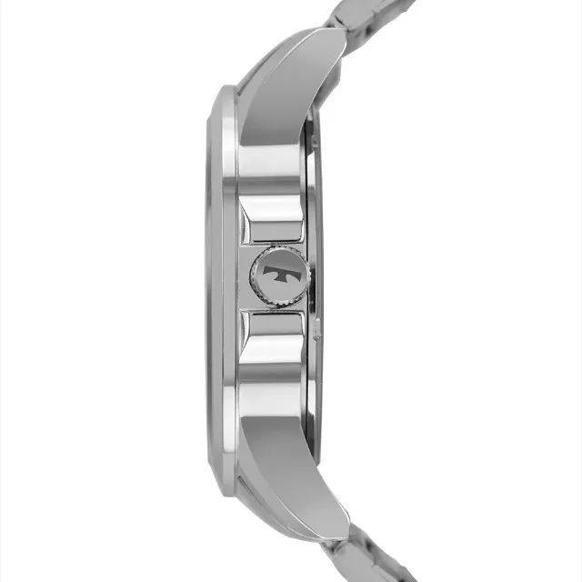 Relógio Technos Masculino Racer Prata 2115KNV/1P - Foto 3