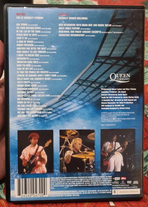 DVD Duplo Queen Live at Wembley Stadium - Foto 2