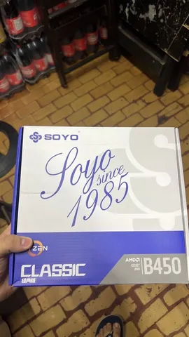 Placa mãe b450 Soyo nova