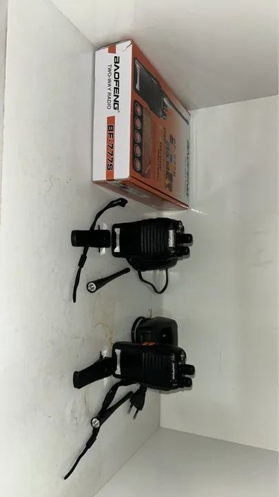 par de rádio de comunicação 