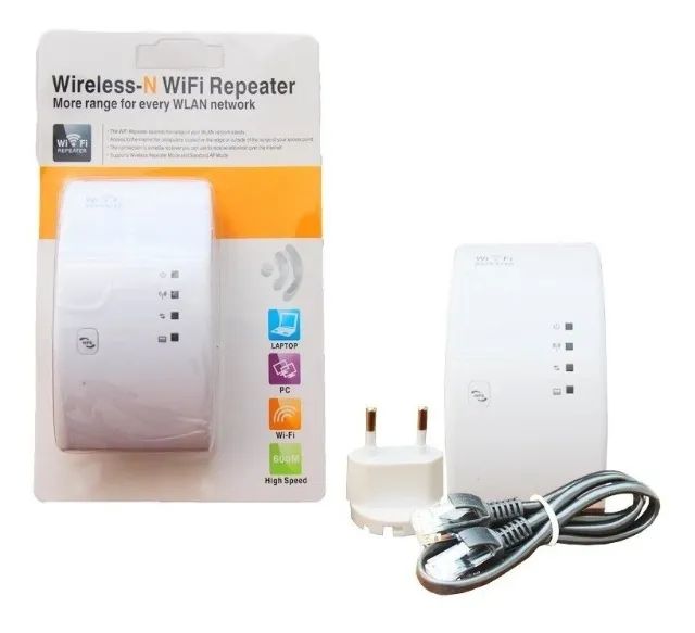 Repetidor Amplificador Roteador de Sinal Wifi Expansor Wireless 300m 