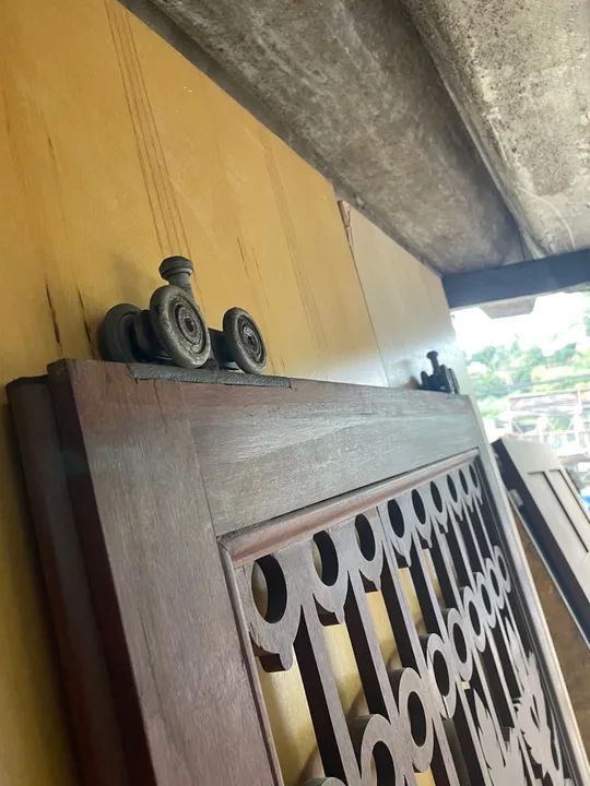 Porta De Madeira Maciça Detalhada (2 Folhas) - 1,80 x 2,20m - Foto 5