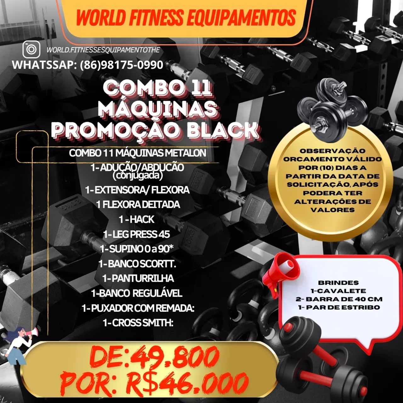 APARELHOS MUSCULAÇÃO, ACADEMIA , STUDIO, CASA , CONDOMÍNIO 