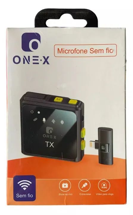 Microfone lapela onex(Distribuidora JK Eletrônicos, Honestidade e Qualidade) 