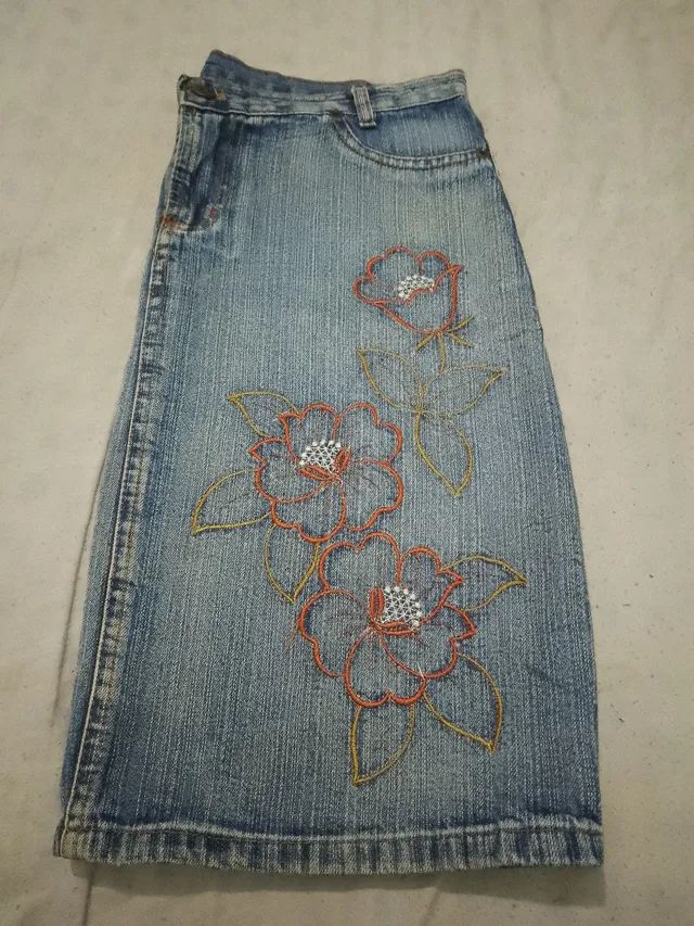 SAIA JEANS STONADA BORDADA - Foto 5
