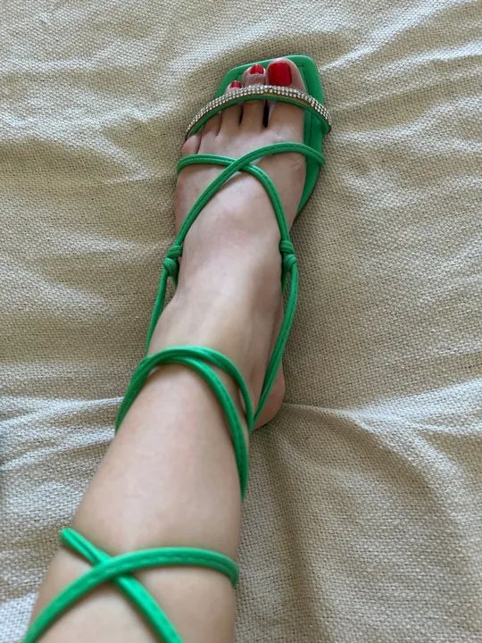 Rasteirinha Amarração Verde  - Foto 3