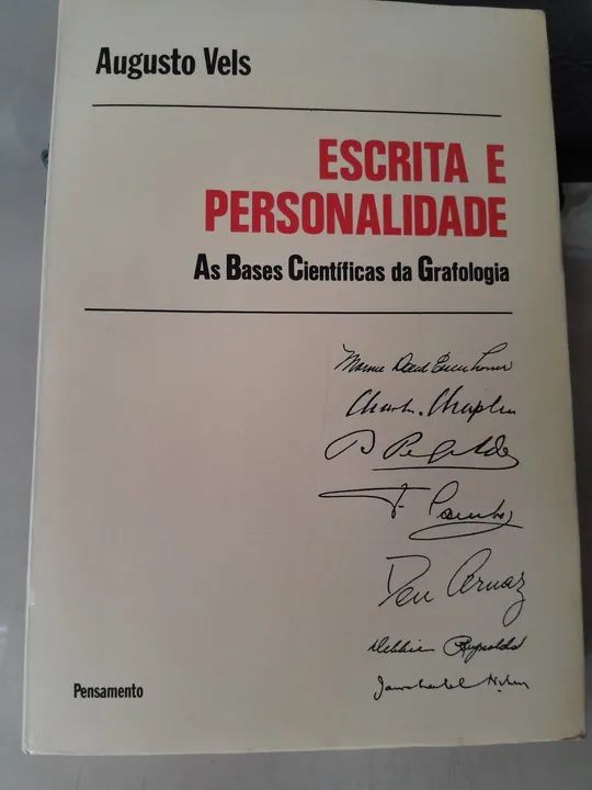 Livro Escrita e Personalidade - Augusto Vels