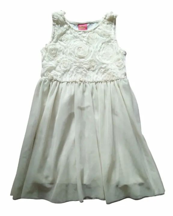 Vestido Infantil renda e tule Barbie C&A - Tamanho 1m