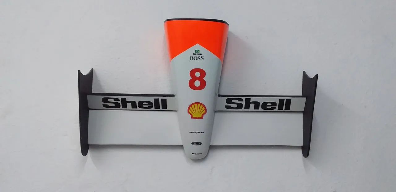 Miniatura Bico de Fórmula 1 Ayrton Senna McLaren Honda 1993