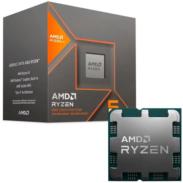 Processador AMD Ryzen 5 8600G 4.3GHz (5.0GHz Turbo), AM5, Novo, Lacrado - Foto 2