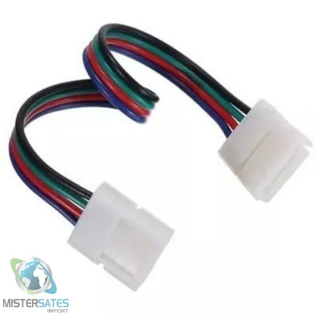 Conector Emenda Fita-fita 5050 Rgb 4 Vias Com Fio 15cm - COD 505