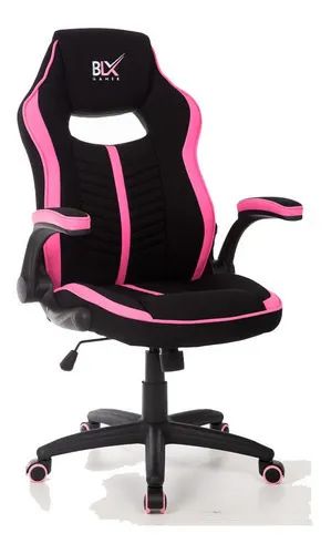 Cadeira Gamer Preta e Rosa - Conforto e Estilo!