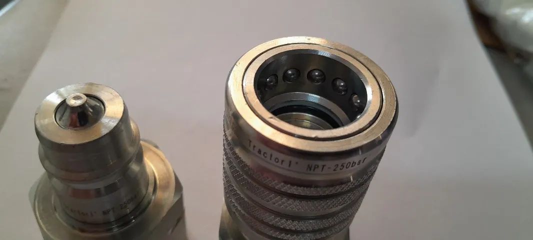 Engate Rápido Hidráulico Agrícola 1 Polegada Completo - Foto 4