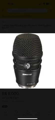 Microfone SHURE SLXD DIGITAL + Calsula KSM8  - Foto 3