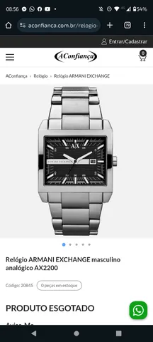 Pulseira relogio armani exchange 91 an ncios na OLX Brasil