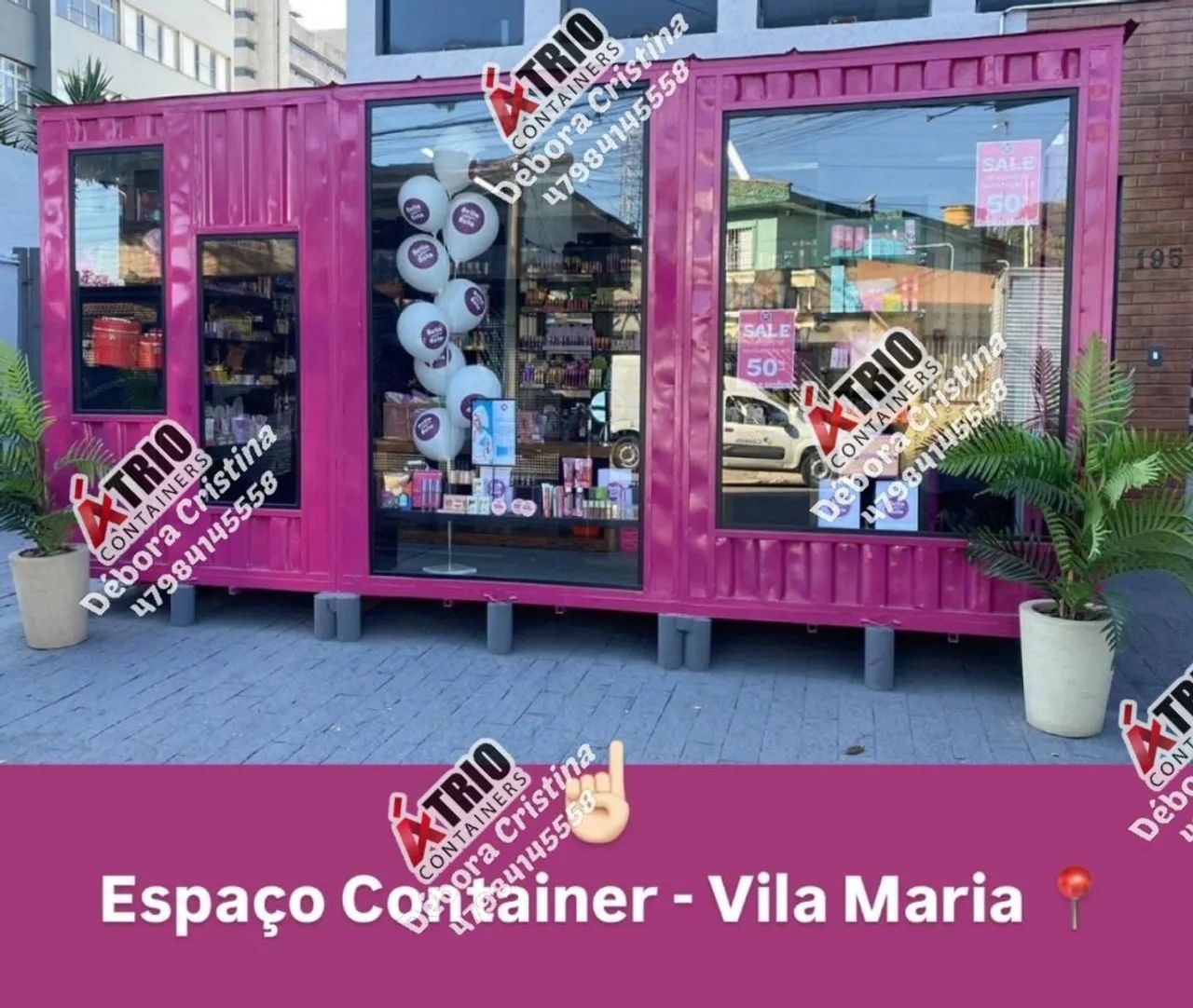 Container comércio próprio empreendedor 