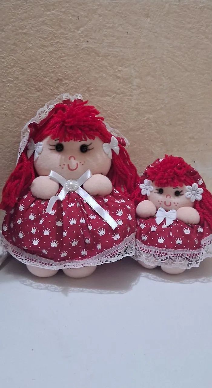 Boneca mãe e filha - lindas! - Foto 4
