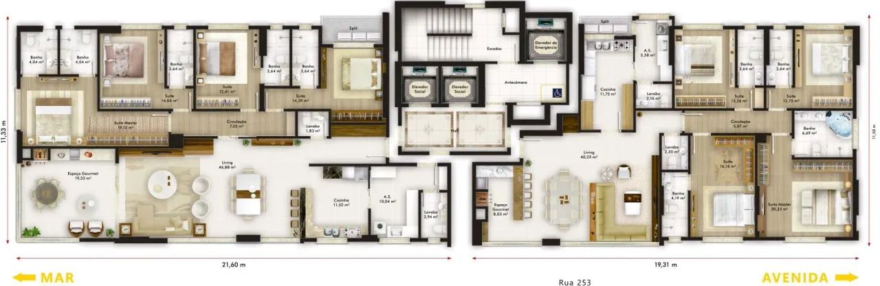 Cobertura Duplex em Meia Praia - Itapema SC - Foto 4