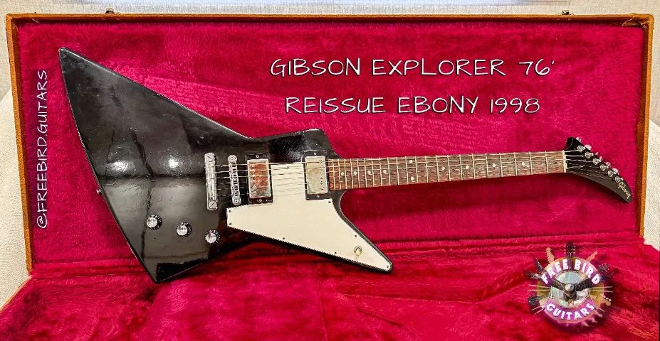 GIBSON / EXPLORER 76? REISSUE / EBONY / 1998 / GUITARRA