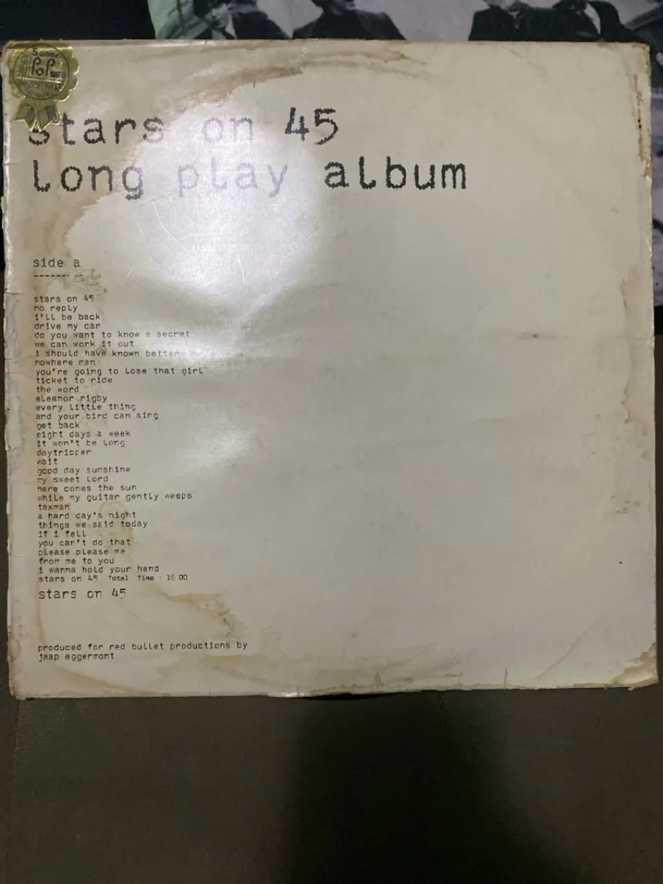 Disco de Vinil Stars on 45 - Long Play Album