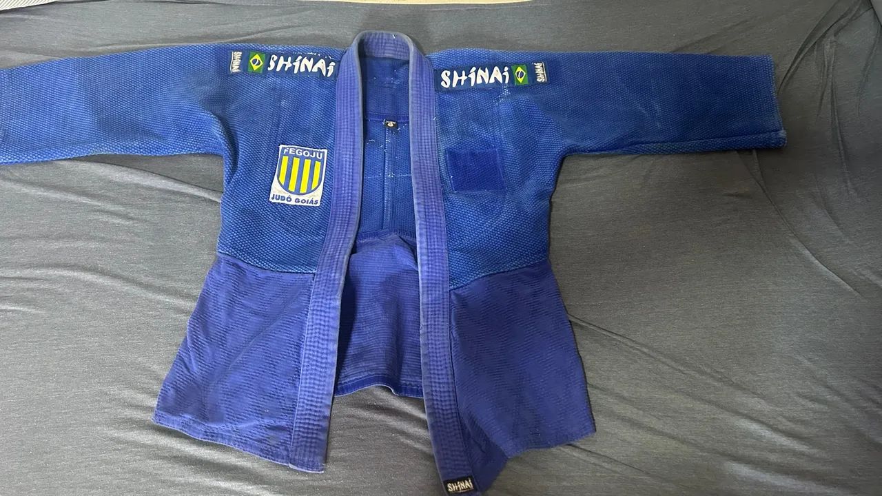 Kimono de Judô Shinnai - Azul - Foto 2
