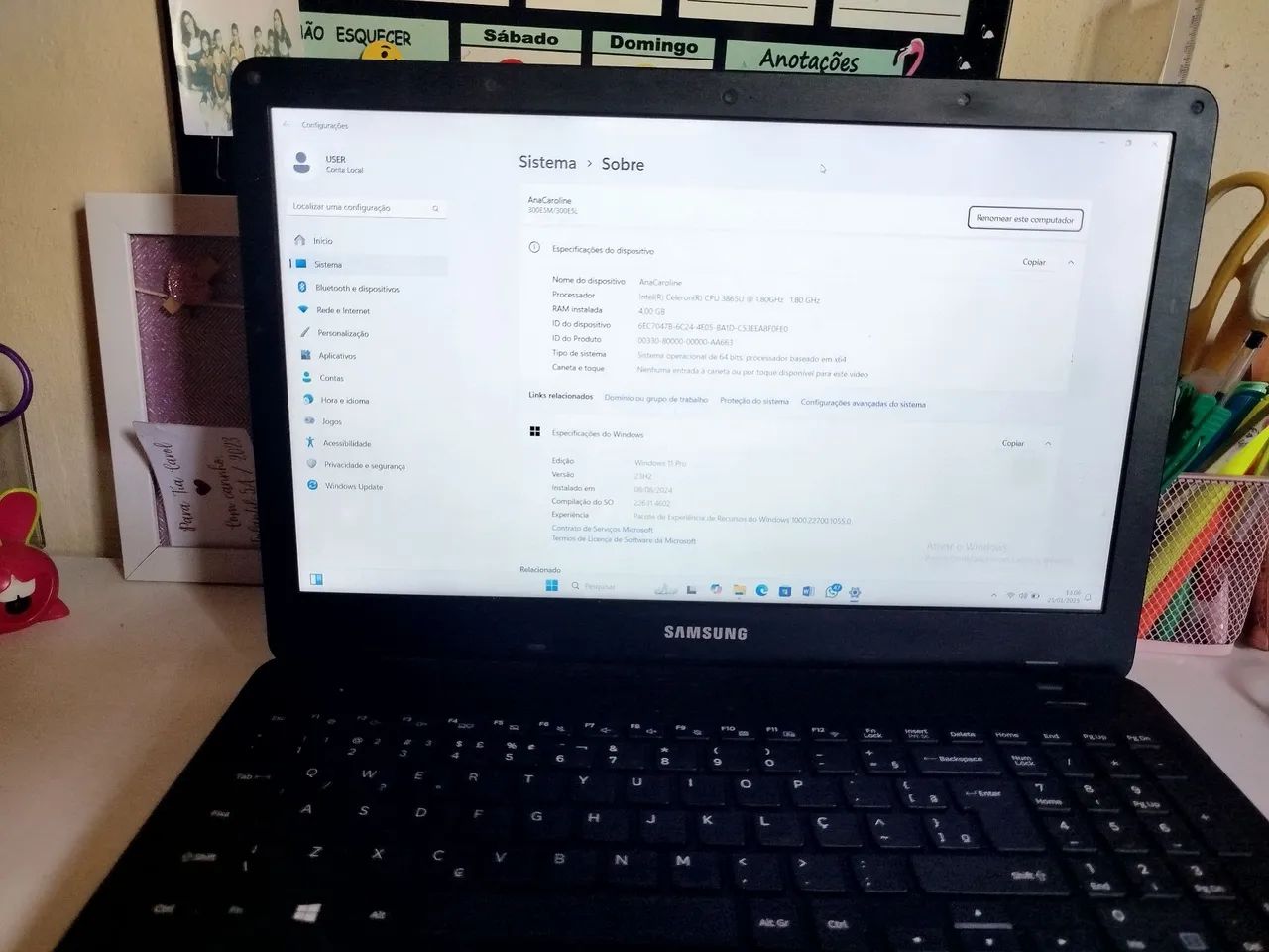 Notebook Samsung - Foto 3