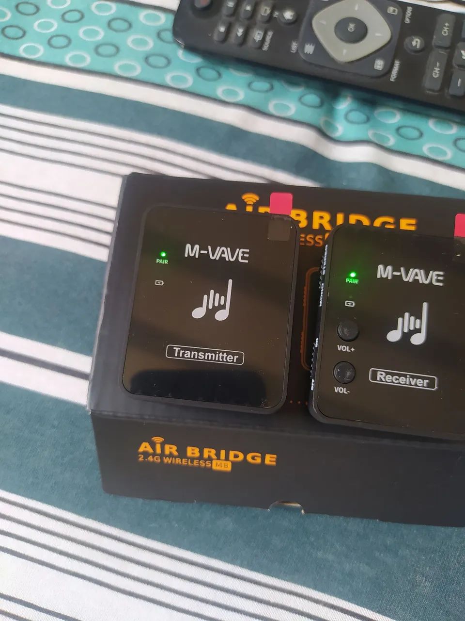 TRANSMISSOR E RECEPTOR MVAVE LACRADO - MELHOR VALOR  - Foto 2